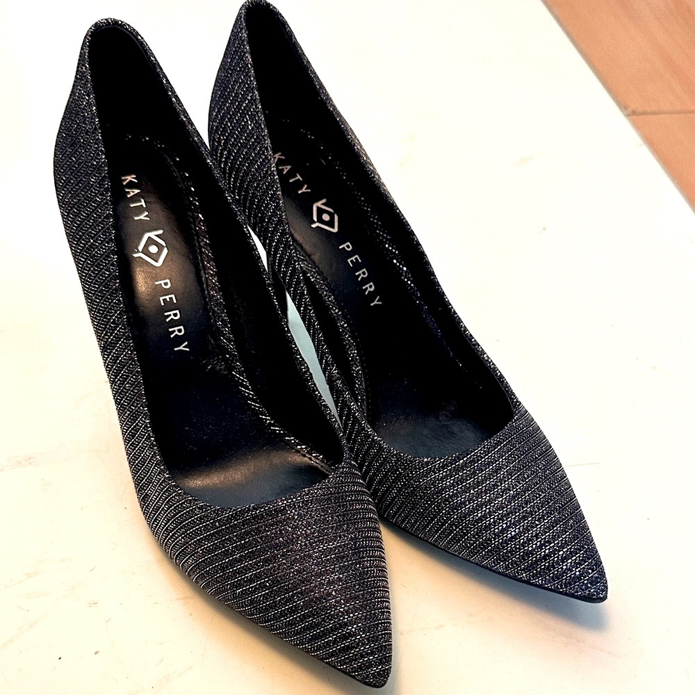 Katy Perry Collections Sparkling Black Heels